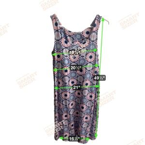 Laura Scott Pink and Blue Floral Dress